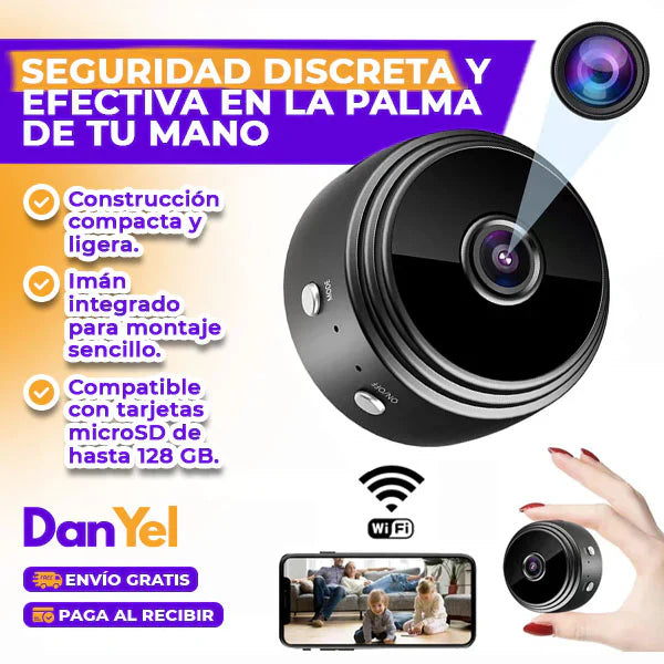 Cámara Mini Espía con Wi-Fi
