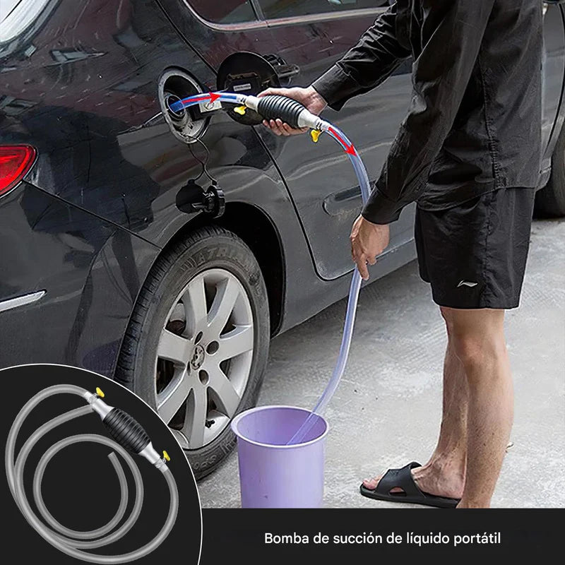 Bomba Manual De Succión | Transfiere Líquidos Fácil Y Rápido 2x1
