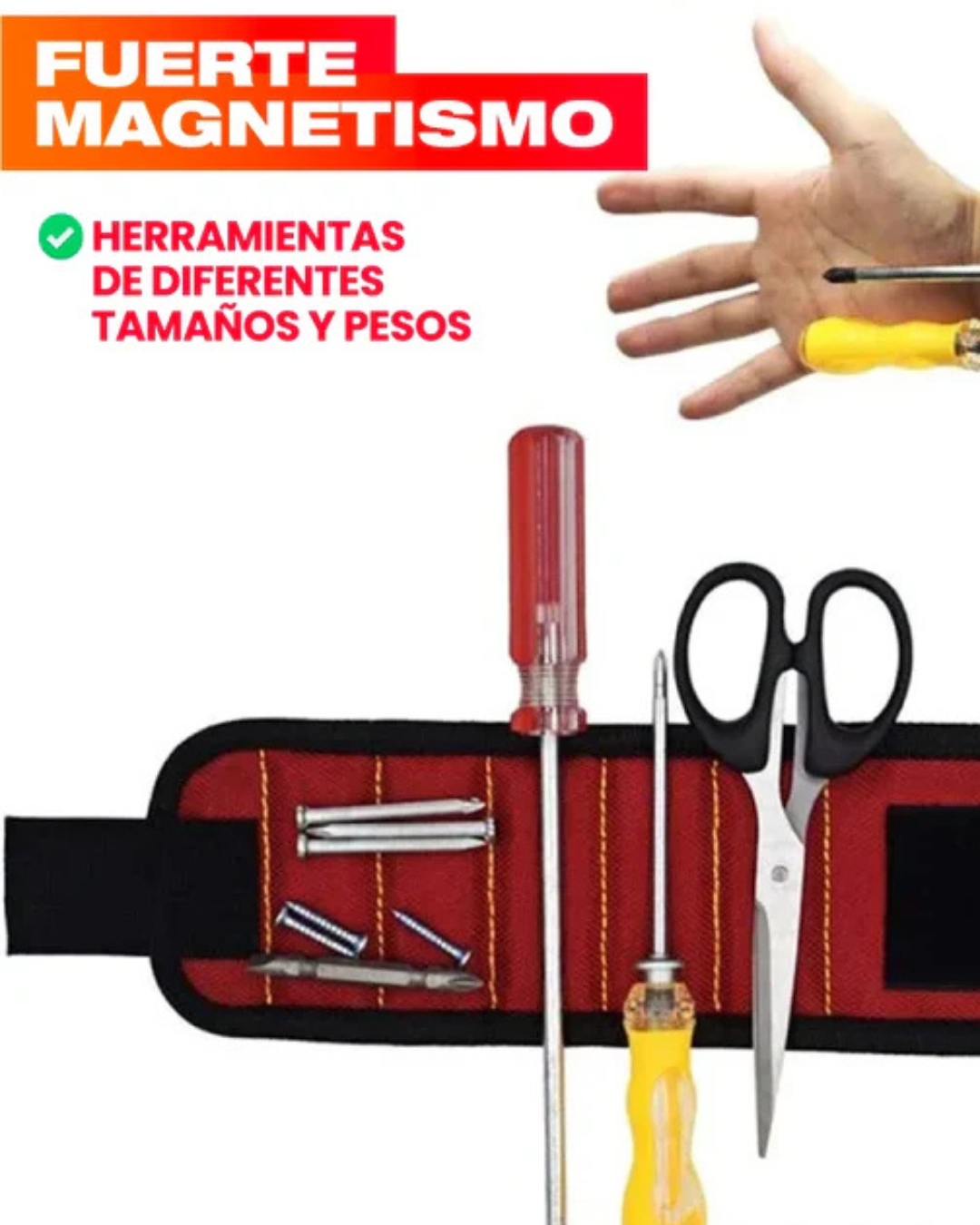 Pulsera Mágnetica para Herramientas