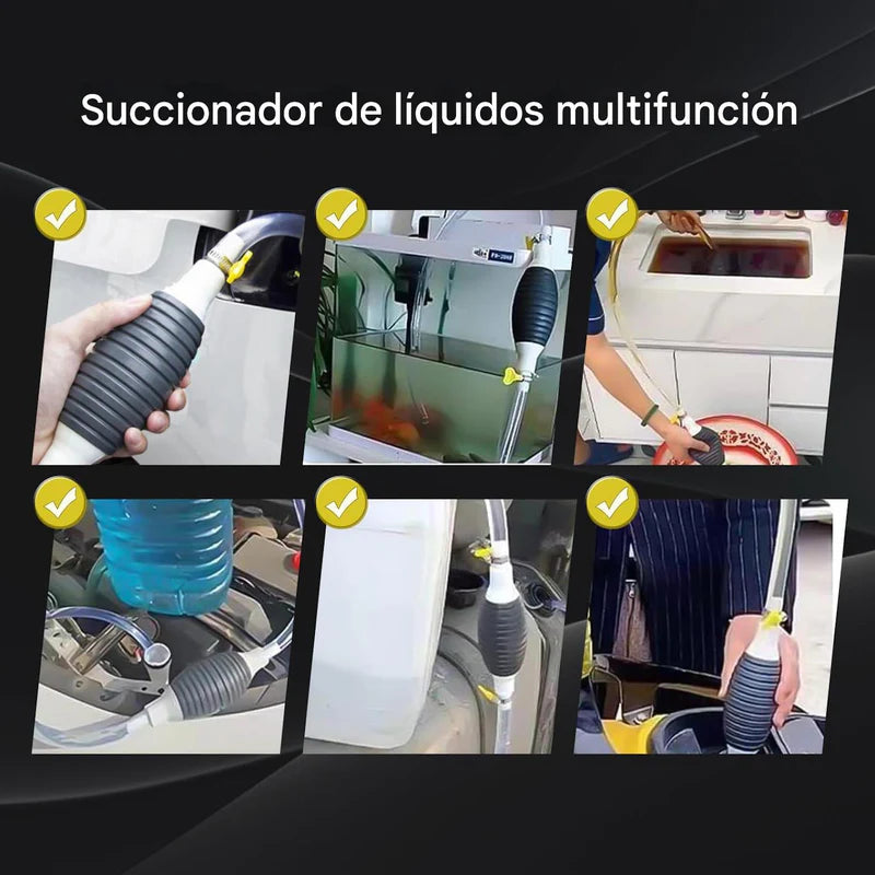 Bomba Manual De Succión | Transfiere Líquidos Fácil Y Rápido 2x1