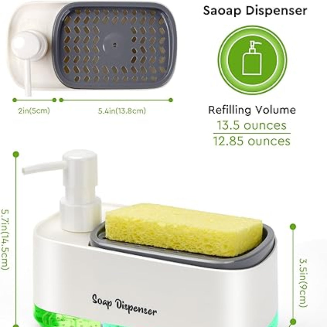 Dispensador de Jabón 2 en 1