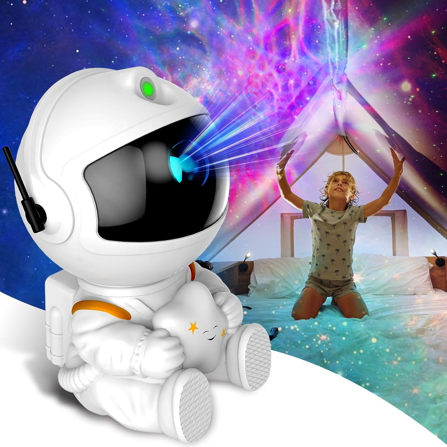 Proyector de Astronauta Sentado
