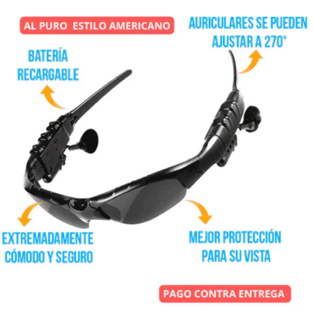 Lentes con Auriculares Bluetooth