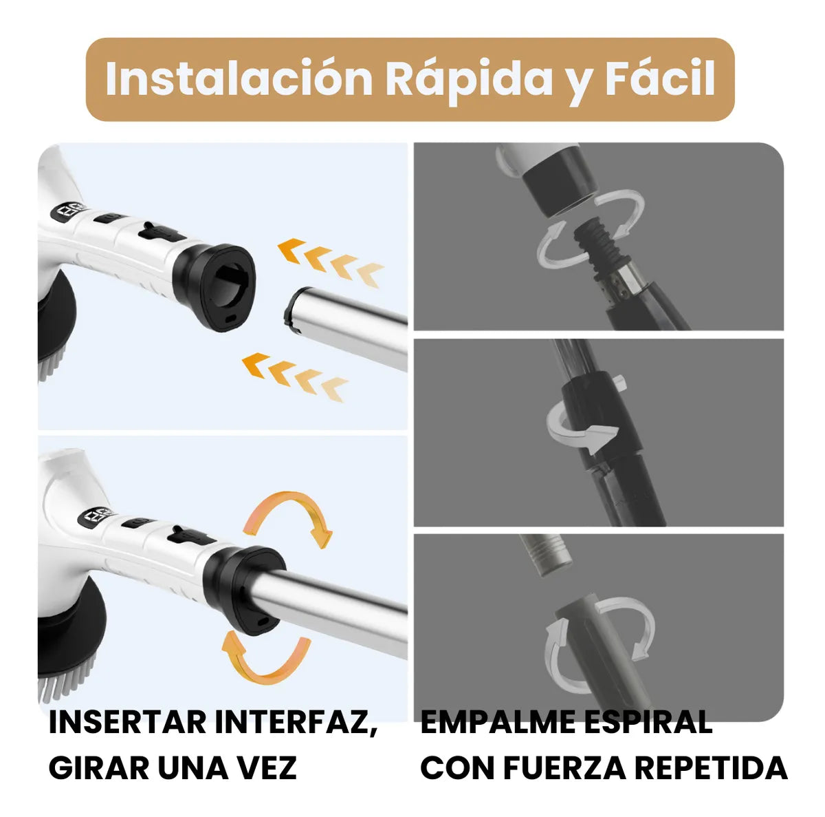 Cepillo Eléctrico de Limpieza Turbo