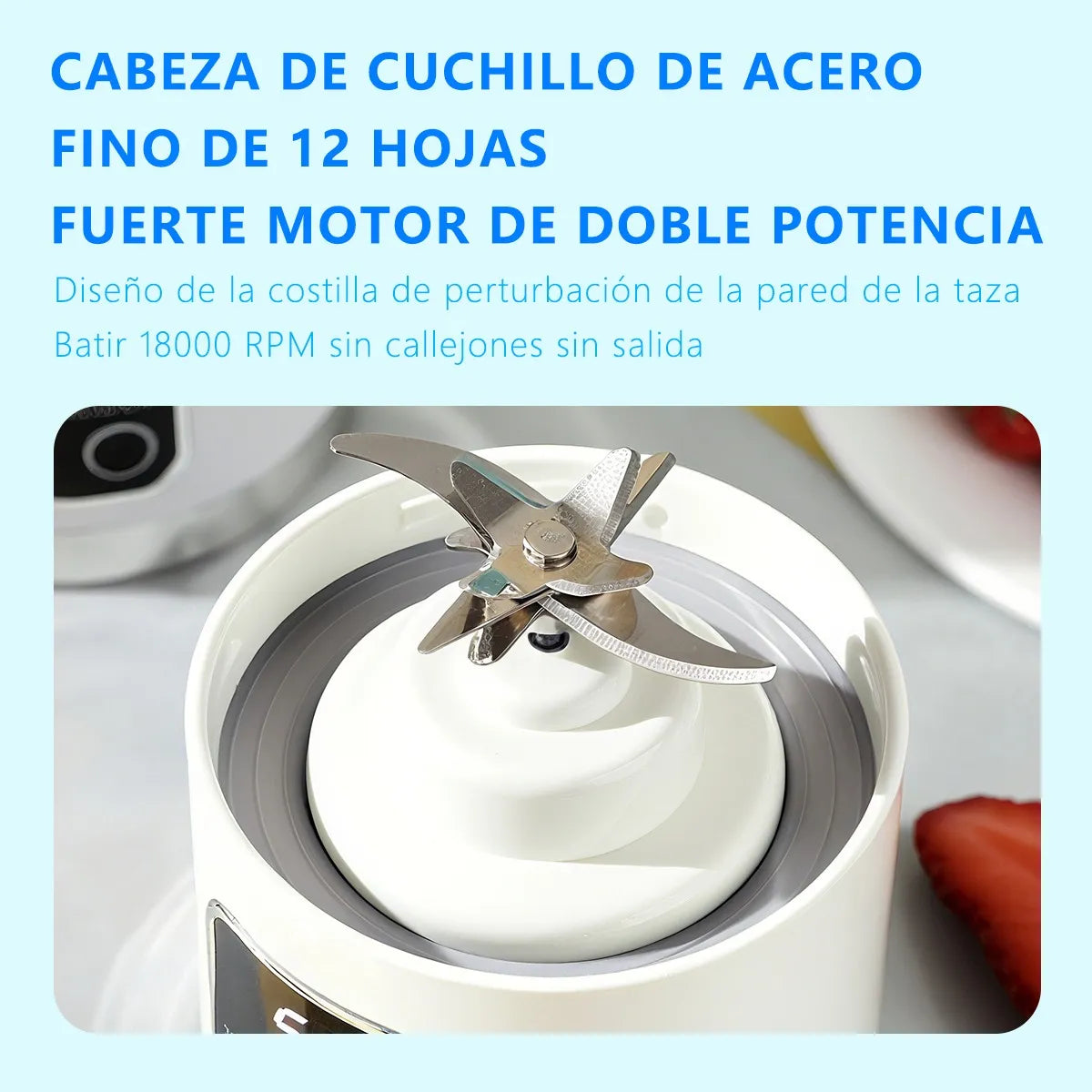 Exprimidora y Licuadora Portátil | Jugos al Instante