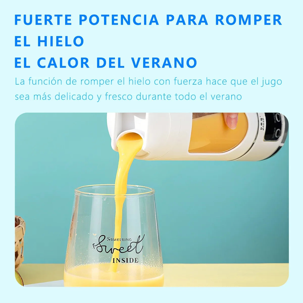 Exprimidora y Licuadora Portátil | Jugos al Instante