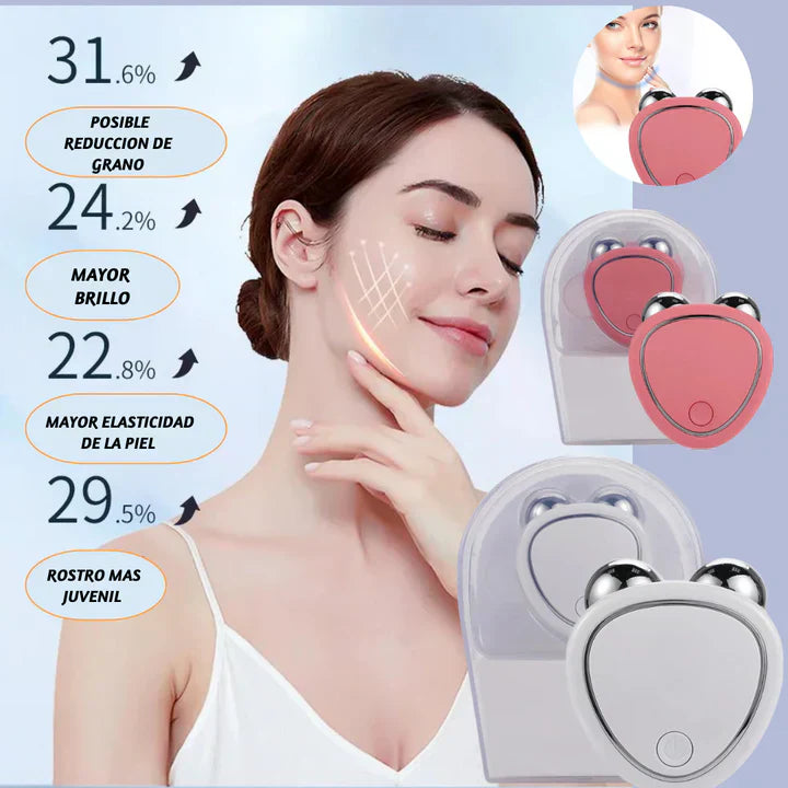 Masajeador Facial con Microcorriente