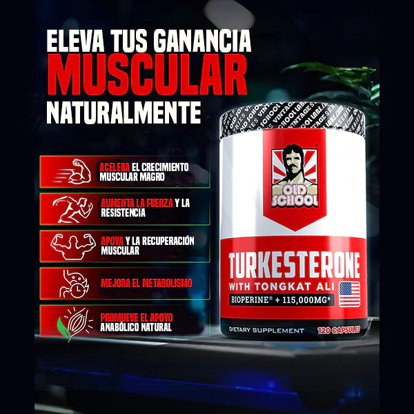 Turkesterone | Máximo Crecimiento Muscular Natural