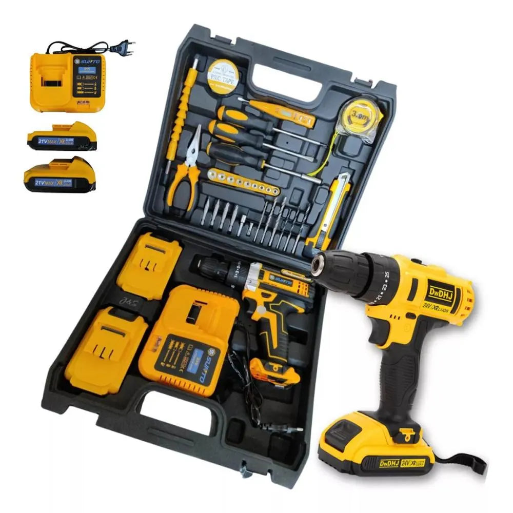 Kit de Taladro Inalámbrico 30 Piezas