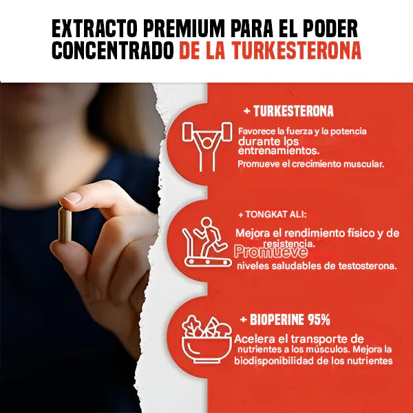 Turkesterone | Máximo Crecimiento Muscular Natural
