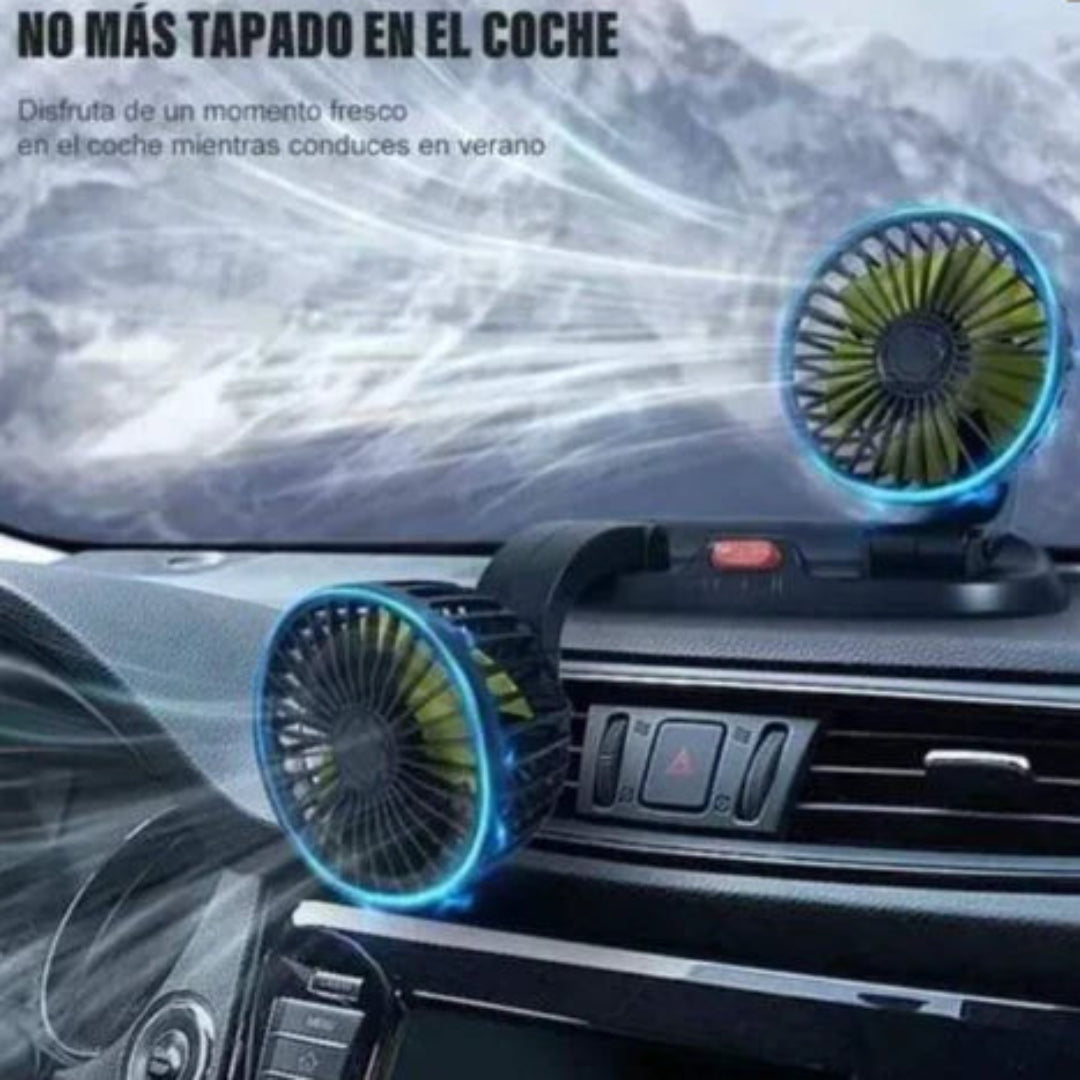 Ventilador Doble para Carro