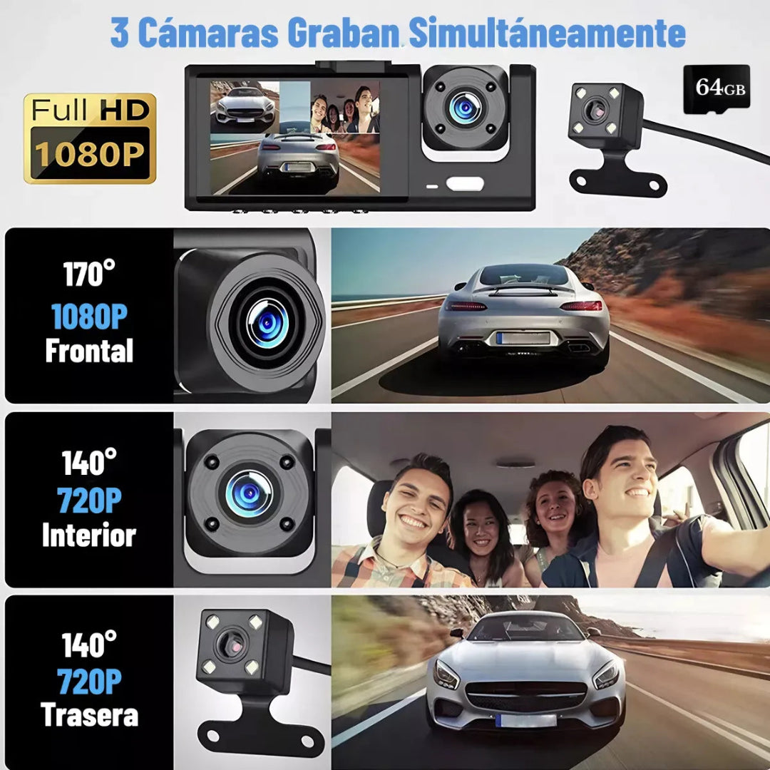 Cámara para Auto con Wi-Fi